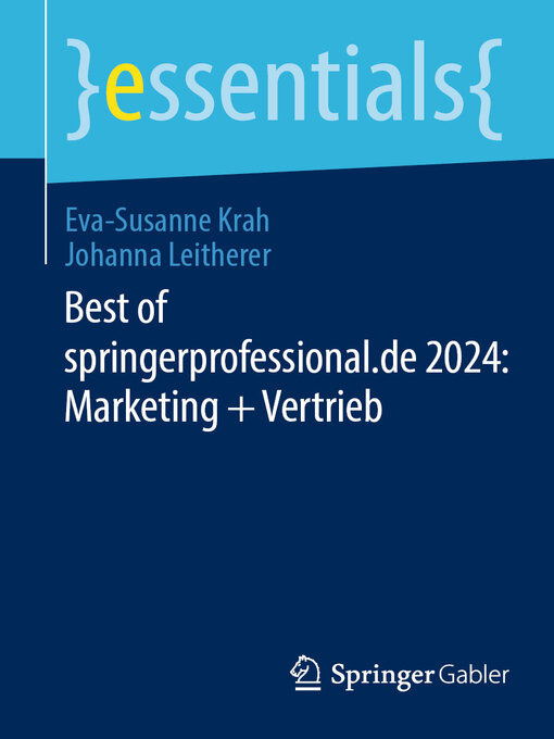 Title details for Best of springerprofessional.de 2024 by Eva-Susanne Krah - Available